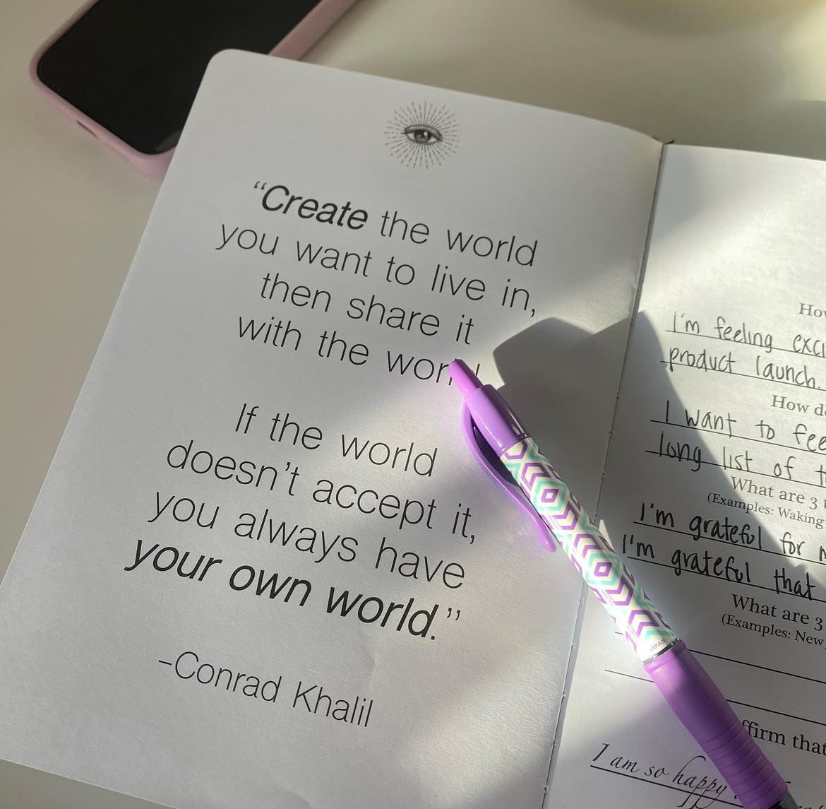 Imagine The Best Manifestation Journal